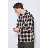 フレンチリネンオンブレーチェックシャツ | AZUL BY MOUSSY | 詳細画像24 