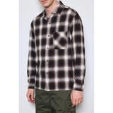 柄BRN5 | フレンチリネンオンブレーチェックシャツ | AZUL BY MOUSSY