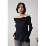 シャギーコンビオフショルダーニット | AZUL BY MOUSSY | 詳細画像13 