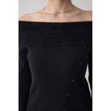 シャギーコンビオフショルダーニット | AZUL BY MOUSSY | 詳細画像18 