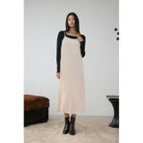 プリーツベロアキャミワンピース | AZUL BY MOUSSY | 詳細画像4