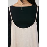 プリーツベロアキャミワンピース | AZUL BY MOUSSY | 詳細画像9