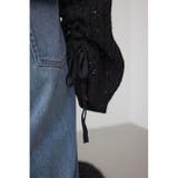 ドロストリングスパンコールラメニット | AZUL BY MOUSSY | 詳細画像21 