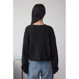 ドロストリングスパンコールラメニット | AZUL BY MOUSSY | 詳細画像17 