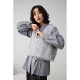 フェザーVネックベスト | AZUL BY MOUSSY | 詳細画像22 