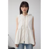 C/T撥水フード付ジップベスト | AZUL BY MOUSSY | 詳細画像15