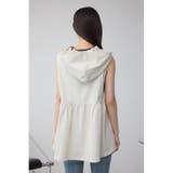 C/T撥水フード付ジップベスト | AZUL BY MOUSSY | 詳細画像17