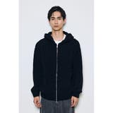 ジップアップニットフーディー | AZUL BY MOUSSY | 詳細画像5