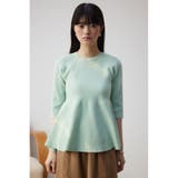 ペプラム5分袖ニットトップス | AZUL BY MOUSSY | 詳細画像26