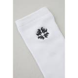 1ポイント刺繍ロングソックス | AZUL BY MOUSSY | 詳細画像2 