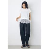 ライトコットンカーブワイドパンツ | AZUL BY MOUSSY | 詳細画像14 