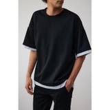 BLK | ダンボールシャツレイヤードトップス | AZUL BY MOUSSY