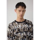 総ロゴペイントニットトップス | AZUL BY MOUSSY | 詳細画像2 