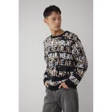 総ロゴペイントニットトップス | AZUL BY MOUSSY | 詳細画像3 