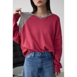 PNK | ショルダーバイカラーニット | AZUL BY MOUSSY