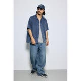 ヴィンテージウォッシュ開襟シャツ | AZUL BY MOUSSY | 詳細画像18 