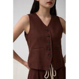 D/BRN3 | コンパクトジレ | AZUL BY MOUSSY