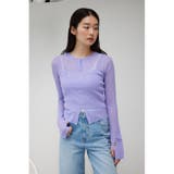 シアーニットカーディガンキャミセット | AZUL BY MOUSSY | 詳細画像2