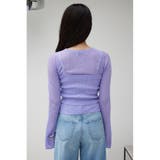 シアーニットカーディガンキャミセット | AZUL BY MOUSSY | 詳細画像6