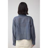シアーデニムシャツ | AZUL BY MOUSSY | 詳細画像7 