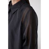 インナーSETオフショルダーシアーシャツ | AZUL BY MOUSSY | 詳細画像9 