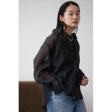 インナーSETオフショルダーシアーシャツ | AZUL BY MOUSSY | 詳細画像2 
