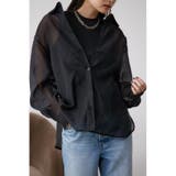 BLK | インナーSETオフショルダーシアーシャツ | AZUL BY MOUSSY