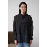 インナーSETオフショルダーシアーシャツ | AZUL BY MOUSSY | 詳細画像4 