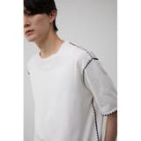 ブランケットステッチ半袖ニット | AZUL BY MOUSSY | 詳細画像1