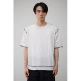 ブランケットステッチ半袖ニット | AZUL BY MOUSSY | 詳細画像4
