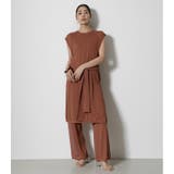 SHEER KNIT LONG TOPS | AZUL BY MOUSSY | 詳細画像24