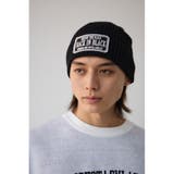 BLK | ワッペンニットキャップ | AZUL BY MOUSSY