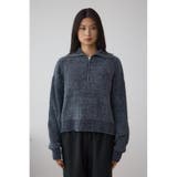 ラメベロアハーフZIPニットトップス | AZUL BY MOUSSY | 詳細画像24 