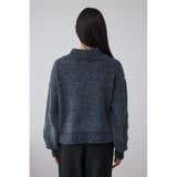 ラメベロアハーフZIPニットトップス | AZUL BY MOUSSY | 詳細画像26 