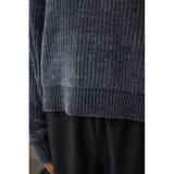 ラメベロアハーフZIPニットトップス | AZUL BY MOUSSY | 詳細画像30 