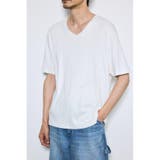 WHT | 超長綿フライスV/NTEE | AZUL BY MOUSSY