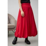 RED | ボリュームナイロンバルーンスカート | AZUL BY MOUSSY