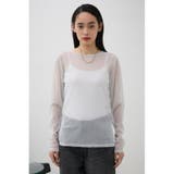 シアーラメ長袖トップス | AZUL BY MOUSSY | 詳細画像26 