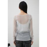 シアーラメ長袖トップス | AZUL BY MOUSSY | 詳細画像28 