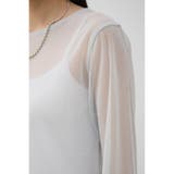 シアーラメ長袖トップス | AZUL BY MOUSSY | 詳細画像30 