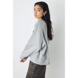 カレッジワッペンロゴ裏毛トップス | AZUL BY MOUSSY | 詳細画像11