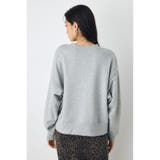 カレッジワッペンロゴ裏毛トップス | AZUL BY MOUSSY | 詳細画像12