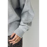 カレッジワッペンロゴ裏毛トップス | AZUL BY MOUSSY | 詳細画像17