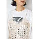 レースサテンアシメキャミソール | AZUL BY MOUSSY | 詳細画像19