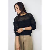 クロップドメッシュニット | AZUL BY MOUSSY | 詳細画像2 