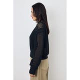 クロップドメッシュニット | AZUL BY MOUSSY | 詳細画像4 