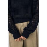 クロップドメッシュニット | AZUL BY MOUSSY | 詳細画像10 