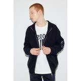 スタンドカラーWジップニット | AZUL BY MOUSSY | 詳細画像16 