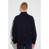 スタンドカラーWジップニット | AZUL BY MOUSSY | 詳細画像20 