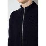 スタンドカラーWジップニット | AZUL BY MOUSSY | 詳細画像21 